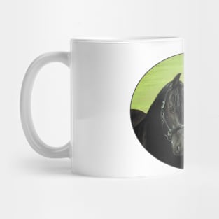 Black Friesian Horses Mug